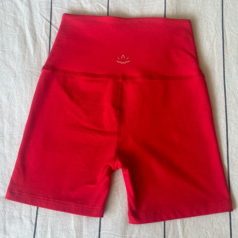 Beyond Yoga Red Shorts buttery soft